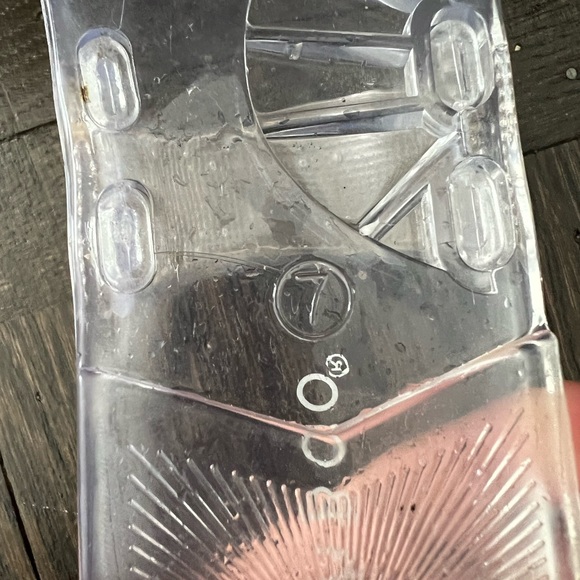 BAMBOO rhinestone crystal clear sandals size 7 - Picture 3 of 4